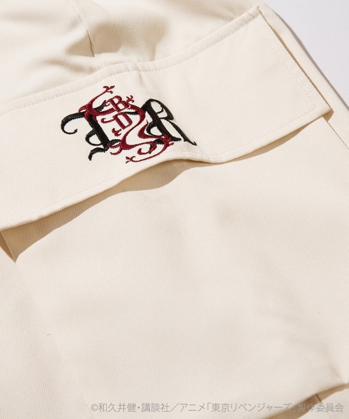 HOOK（フック）の「東京リベンジャーズ×HOOK ビッグポケットカーゴパンツ【東リベ】（カーゴパンツ・レディース・ブラック/カーキ/ライトベージュ・MEDIUM/LARGE/X-LARGE）」の15枚目の写真