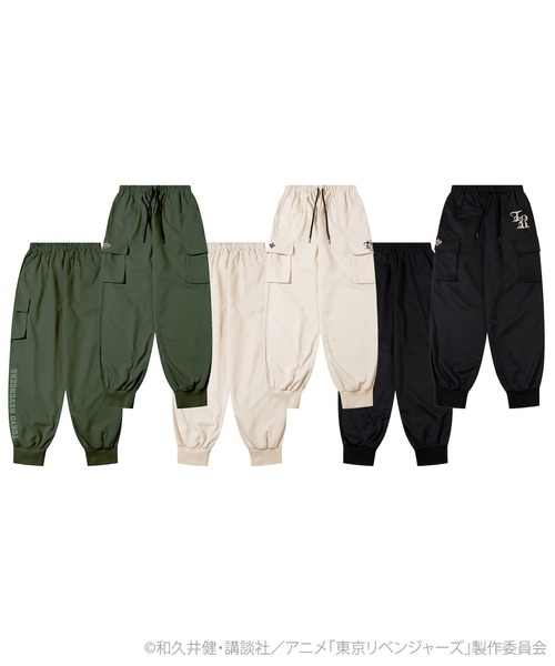 HOOK（フック）の「東京リベンジャーズ×HOOK ビッグポケットカーゴパンツ【東リベ】（カーゴパンツ・レディース・ブラック/カーキ/ライトベージュ・MEDIUM/LARGE/X-LARGE）」の5枚目の写真