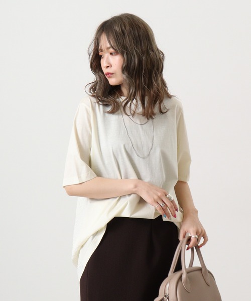 セール】Eglantine バックジャガードカットソー（Tシャツ