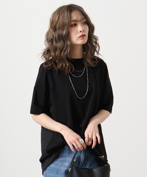 tシャツ Eglantine バックジャガードカットソー レディース EGLANTINE tシャツ Eglantine バックジャガードカットソー