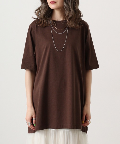 tシャツ Eglantine バックジャガードカットソー レディース EGLANTINE tシャツ Eglantine バックジャガードカットソー
