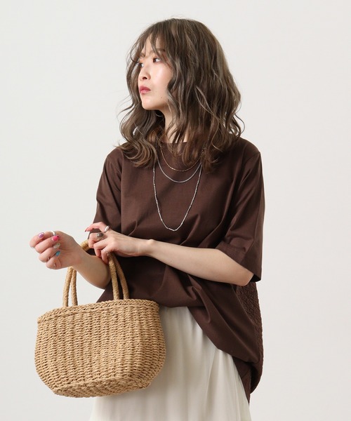 tシャツ Eglantine バックジャガードカットソー レディース EGLANTINE tシャツ Eglantine バックジャガードカットソー