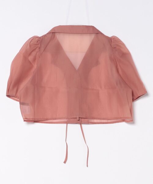 ははし　 Heather（ヘザー）の「オープンカラーシアーシャツ（半袖