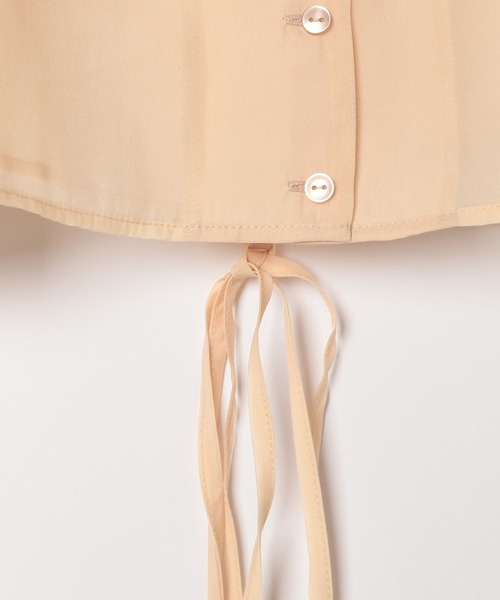 Heather（ヘザー）の「オープンカラーシアーシャツ（半袖） 121890