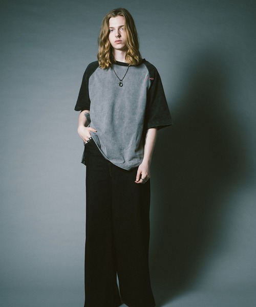 Forte(フォルテ)(フォルテ)の「West Side Modern Embroidery Raglan T-shirt/ウエストサイドモダンエンブロイダリーラグランTシャツ(Tシャツ/カットソー・メンズ・ブラック/ブラウン・LARGE/MEDIUM)」の14枚目の写真