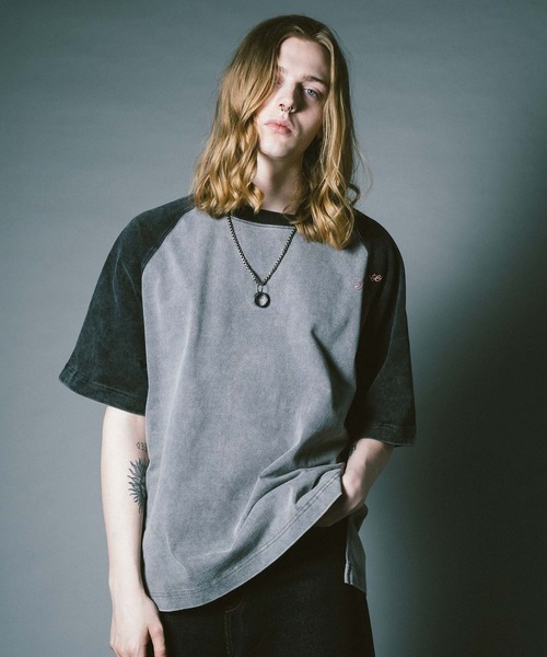 Forte(フォルテ)(フォルテ)の「West Side Modern Embroidery Raglan T-shirt/ウエストサイドモダンエンブロイダリーラグランTシャツ(Tシャツ/カットソー・メンズ・ブラック/ブラウン・LARGE/MEDIUM)」の6枚目の写真