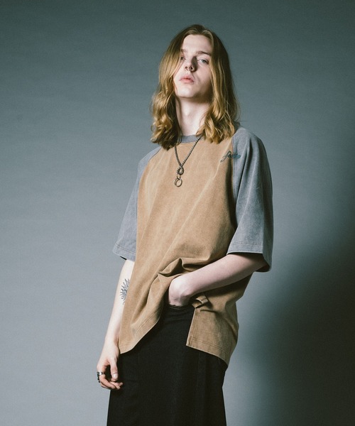 Forte(フォルテ)(フォルテ)の「West Side Modern Embroidery Raglan T-shirt/ウエストサイドモダンエンブロイダリーラグランTシャツ(Tシャツ/カットソー・メンズ・ブラック/ブラウン・LARGE/MEDIUM)」の21枚目の写真
