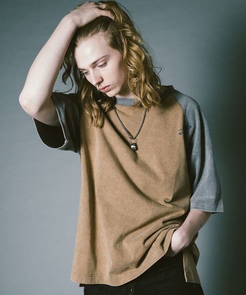Forte(フォルテ)(フォルテ)の「West Side Modern Embroidery Raglan T-shirt/ウエストサイドモダンエンブロイダリーラグランTシャツ(Tシャツ/カットソー・メンズ・ブラック/ブラウン・LARGE/MEDIUM)」の22枚目の写真