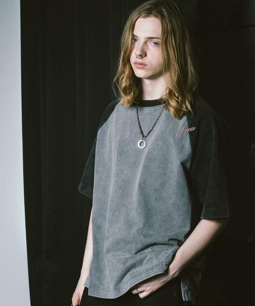 Forte(フォルテ)(フォルテ)の「West Side Modern Embroidery Raglan T-shirt/ウエストサイドモダンエンブロイダリーラグランTシャツ(Tシャツ/カットソー・メンズ・ブラック/ブラウン・LARGE/MEDIUM)」の4枚目の写真