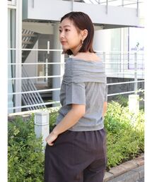 Ungrid | オフショルギャザーTee(Tシャツ/カットソー)