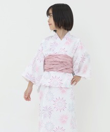 ZI-ON（ジーオン）の「2WAY セパレート かんたん着付け ガールズ 浴衣3点セット（浴衣）」
