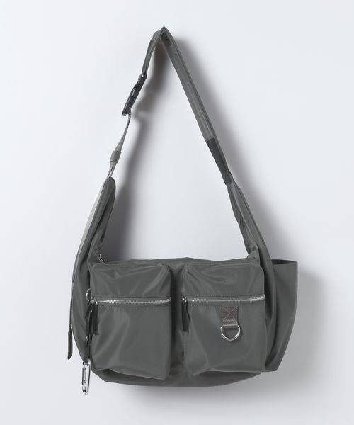 日本キジボディースキン　防腐処理、洗浄済み ナイロンWポケットボディBAG/128576（ショルダーバッグ