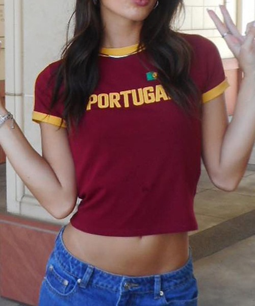 MEMECLE(メメクル)の「【 MEMECLE / メメクル 】ナンバリングラインT(Tシャツ/カットソー・レディース・ブルー/レッド/グリーン/ホワイト/イエロー・S/M/MEDIUM/SMALL)」の10枚目の写真