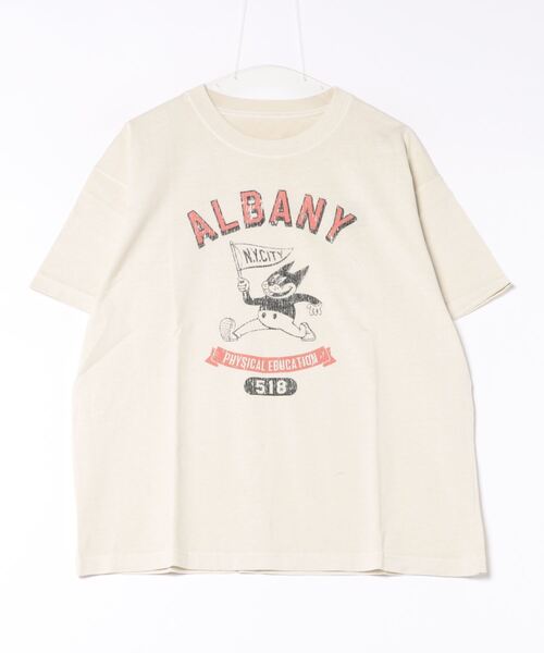 VENCEEXCHANGE(ヴァンスエクスチェンジ)の「キャラプリントTシャツ(Tシャツ/カットソー・レディース・オフホワイト/チャコールグレー/ナチュラル・FREE)」の13枚目の写真