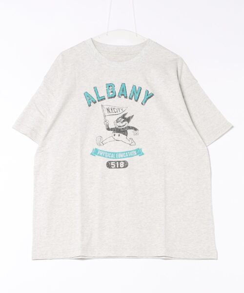 VENCEEXCHANGE(ヴァンスエクスチェンジ)の「キャラプリントTシャツ(Tシャツ/カットソー・レディース・オフホワイト/チャコールグレー/ナチュラル・FREE)」の14枚目の写真