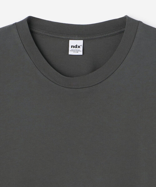 ndx（エヌディーエックス）の「ndx |〈別注〉コットン 後染めクルーネックTシャツ  MEN（Tシャツ/カットソー・メンズ・グレー/オフホワイト/サックスブルー/ブラウン/ベージュ・M/XL/L）」の15枚目の写真