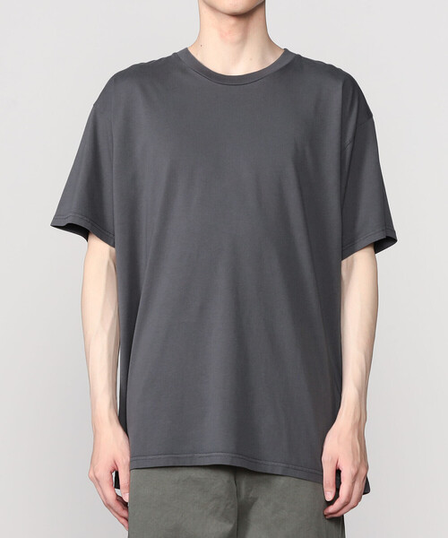 ndx（エヌディーエックス）の「ndx |〈別注〉コットン 後染めクルーネックTシャツ  MEN（Tシャツ/カットソー・メンズ・グレー/オフホワイト/サックスブルー/ブラウン/ベージュ・M/XL/L）」の12枚目の写真