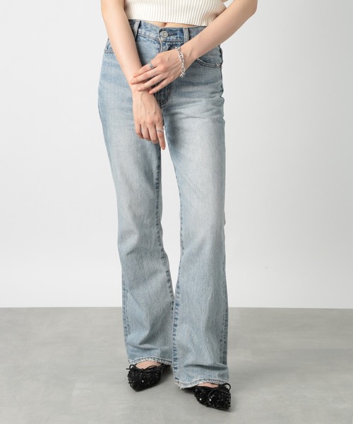 SETUP7（セットアップセブン）の「【SETUP7】ポインテッド リボンラメフラットミュール SCCH565（パンプス・レディース・シルバー/ブラック・23cm/23.5cm/24cm）」の7枚目の写真