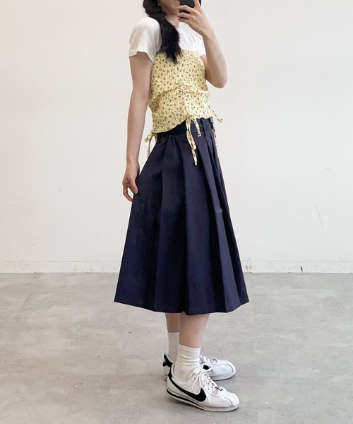 3.3 Field Trip （3.3フィールドトリップ）の「3.3 Field Trip／ハナガラキャミ（キャミソール・レディース・クリーム/ブラック・FREE）」の9枚目の写真