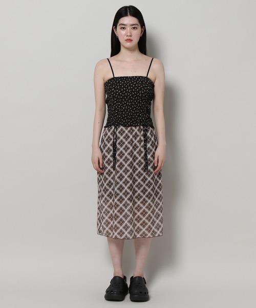 3.3 Field Trip （3.3フィールドトリップ）の「3.3 Field Trip／ハナガラキャミ（キャミソール・レディース・クリーム/ブラック・FREE）」の13枚目の写真