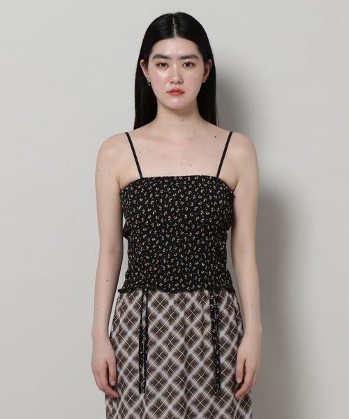 3.3 Field Trip （3.3フィールドトリップ）の「3.3 Field Trip／ハナガラキャミ（キャミソール・レディース・クリーム/ブラック・FREE）」の17枚目の写真