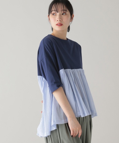 mumokuteki×natural by clip ギャザー バルーンパンツ mumokuteki×natural by clip ギャザー バルーンパンツ
