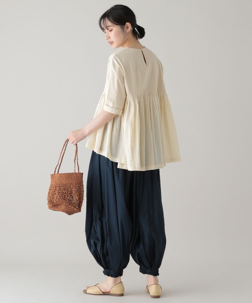 tシャツ 「natural by clip / mumokutekiコラボ」華やぎ布帛コンビTシャツ レディース natural by clip mumokuteki 華やぎ布帛コンビTシャツ - メルカリ