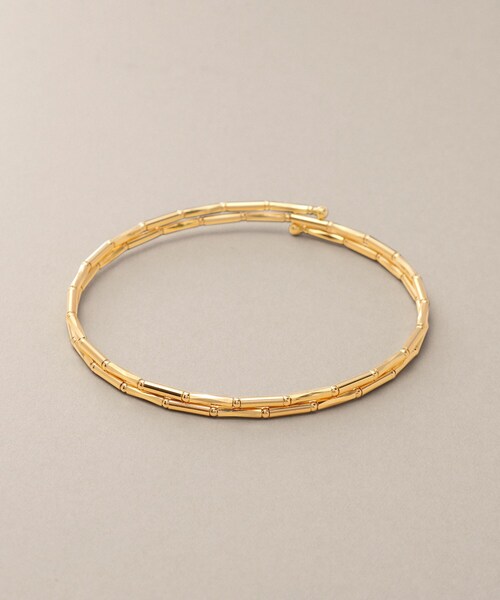 K18シェイプカットビーズ形状記憶 ブレスレット（ブレスレット）｜COCOSHNIK（ココシュニック）