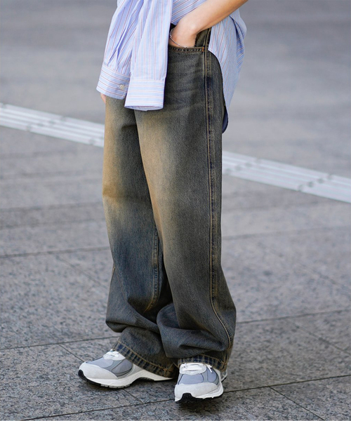 JOINT WORKS(ジョイントワークス)の「《追加》バギージーンズ(デニムパンツ・レディース・ブルー系その他・MEDIUM/LARGE)」の1枚目の写真