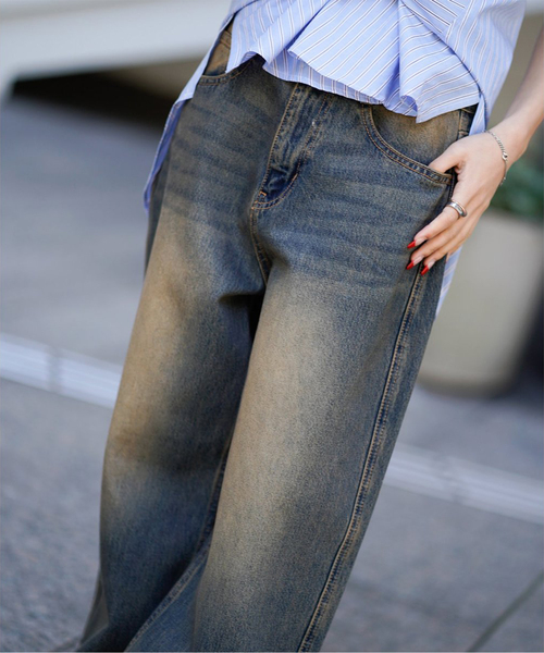 JOINT WORKS(ジョイントワークス)の「《追加》バギージーンズ(デニムパンツ・レディース・ブルー系その他・MEDIUM/LARGE)」の18枚目の写真