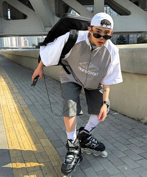 sevens（セブンズ）の「【sevens】ラグランロゴビッグTシャツ（Tシャツ/カットソー・レディース・グレー/ブラウン・FREE）」の3枚目の写真