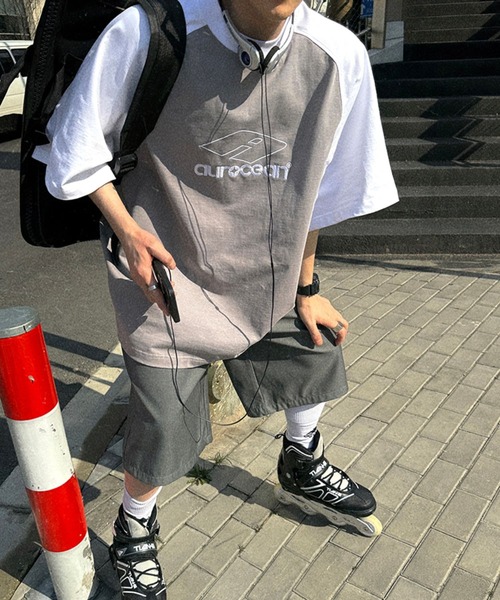 sevens（セブンズ）の「【sevens】ラグランロゴビッグTシャツ（Tシャツ/カットソー・レディース・グレー/ブラウン・FREE）」の6枚目の写真