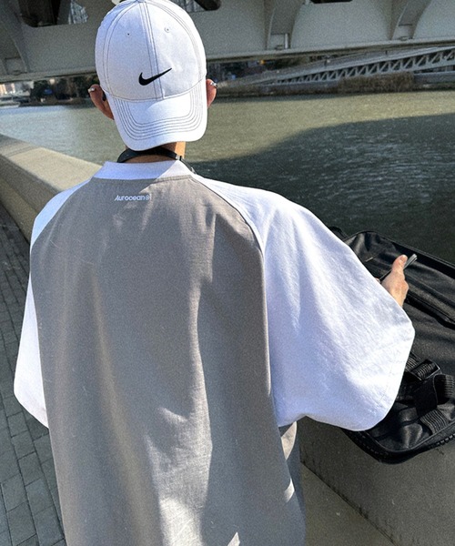 sevens（セブンズ）の「【sevens】ラグランロゴビッグTシャツ（Tシャツ/カットソー・レディース・グレー/ブラウン・FREE）」の8枚目の写真