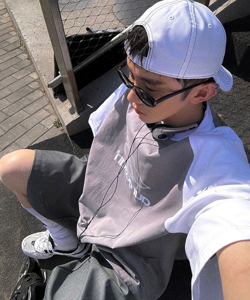 sevens（セブンズ）の「【sevens】ラグランロゴビッグTシャツ（Tシャツ/カットソー・レディース・グレー/ブラウン・FREE）」の9枚目の写真