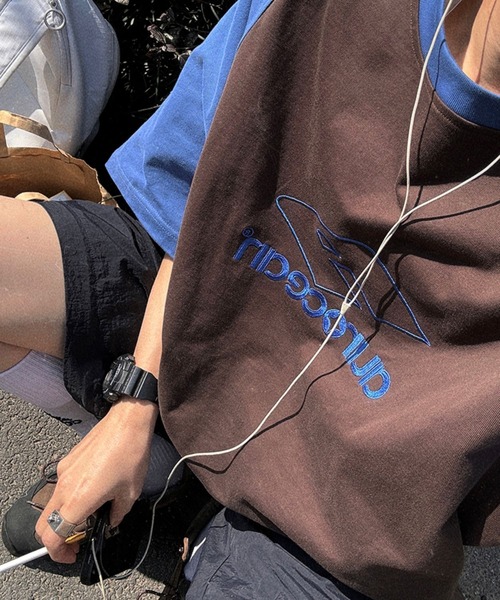 sevens（セブンズ）の「【sevens】ラグランロゴビッグTシャツ（Tシャツ/カットソー・レディース・グレー/ブラウン・FREE）」の12枚目の写真