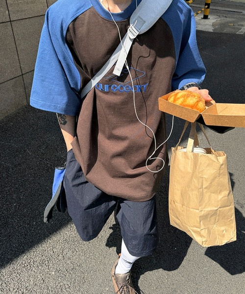 sevens（セブンズ）の「【sevens】ラグランロゴビッグTシャツ（Tシャツ/カットソー・レディース・グレー/ブラウン・FREE）」の13枚目の写真