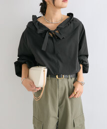 RIVE DROITE | 予約【着映え◎】ギャザーフリルカラーブラウス(シャツ/ブラウス)