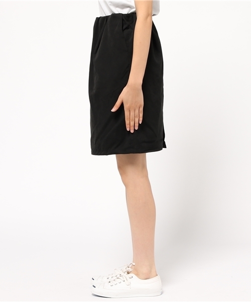 CIAOPANIC（チャオパニック）の「【Ciaopanic】　ピーチ起毛ウエストギャザーSK（スカート・レディース・キャメル/ブラック/ネイビー・FREE）」の5枚目の写真