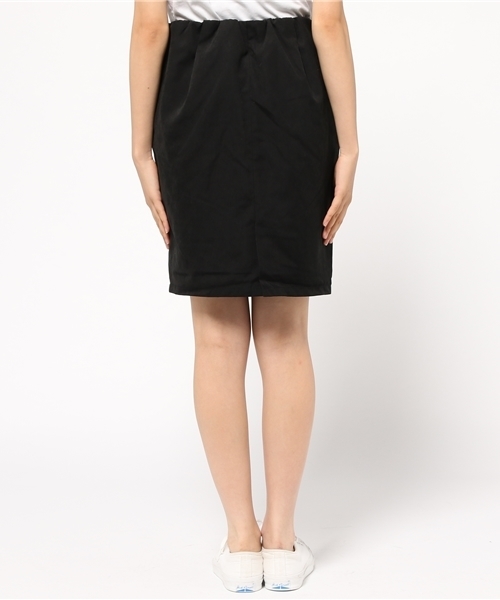 CIAOPANIC（チャオパニック）の「【Ciaopanic】　ピーチ起毛ウエストギャザーSK（スカート・レディース・キャメル/ブラック/ネイビー・FREE）」の6枚目の写真