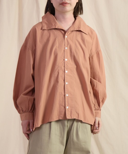 【セール】[Brocante / ブロカント] 50ブロード マランシャツ（シャツ/ブラウス）｜Brocante（ブロカント）