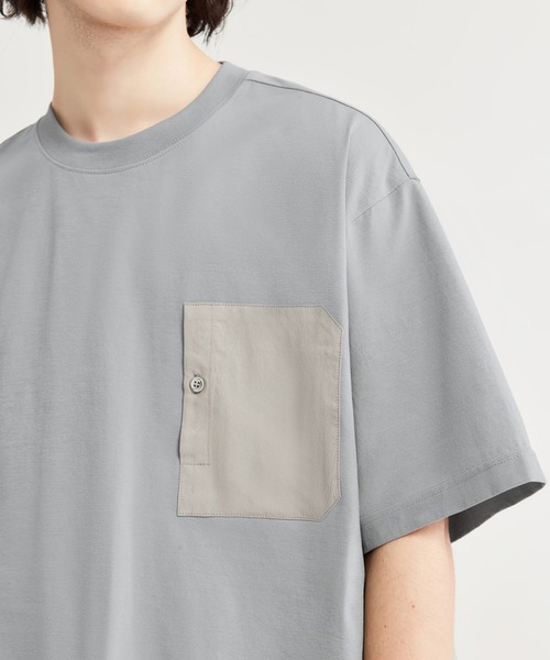 aimoha(アイモハ)の「aimoha outdoor ユニセックス オーバーサイズポケット 半袖 Tシャツ (SS)(Tシャツ/カットソー・レディース・ブラック/グレー/ホワイト・MEDIUM/LARGE/X-LARGE)」の3枚目の写真