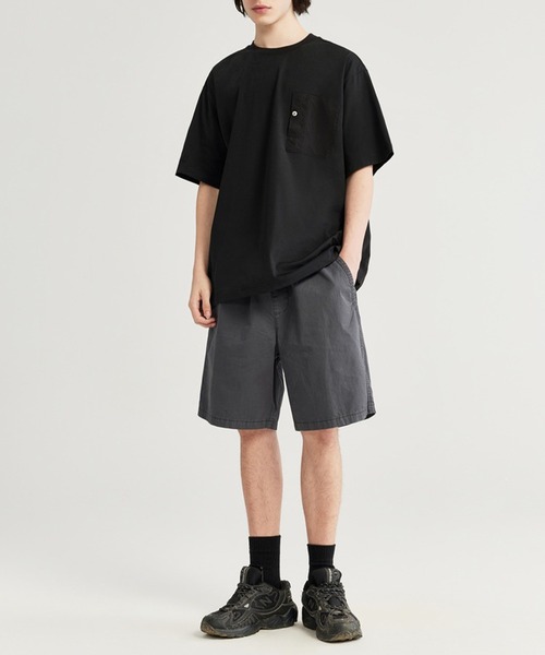 aimoha(アイモハ)の「aimoha outdoor ユニセックス オーバーサイズポケット 半袖 Tシャツ (SS)(Tシャツ/カットソー・レディース・ブラック/グレー/ホワイト・MEDIUM/LARGE/X-LARGE)」の10枚目の写真