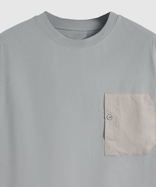 aimoha(アイモハ)の「aimoha outdoor ユニセックス オーバーサイズポケット 半袖 Tシャツ (SS)(Tシャツ/カットソー・レディース・ブラック/グレー/ホワイト・MEDIUM/LARGE/X-LARGE)」の12枚目の写真