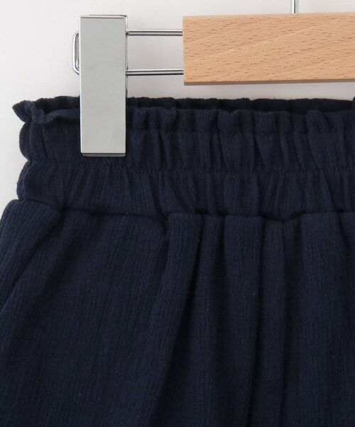 SHOO・LA・RUE(シューラルー)の「◆【110-140cm/セットアップ可】楊柳フリルショートパンツ(その他パンツ・キッズ・ネイビー/パープル・11/13/12/14)」の5枚目の写真