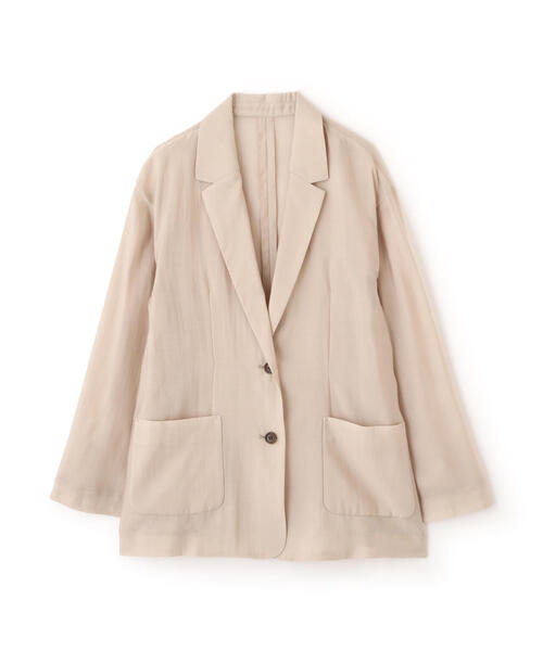 PROPORTION BODY DRESSING（プロポーションボディドレッシング）の「シアージャケット / 1214250501（テーラードジャケット・レディース・ベージュ/ブラウン・SMALL/MEDIUM）」の10枚目の写真