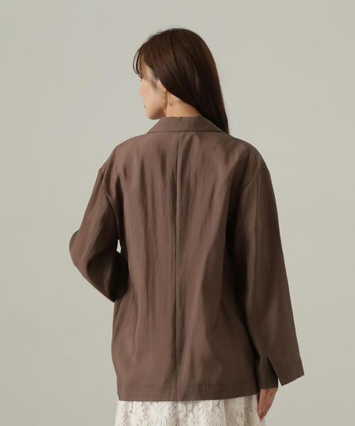 PROPORTION BODY DRESSING（プロポーションボディドレッシング）の「シアージャケット / 1214250501（テーラードジャケット・レディース・ベージュ/ブラウン・SMALL/MEDIUM）」の5枚目の写真