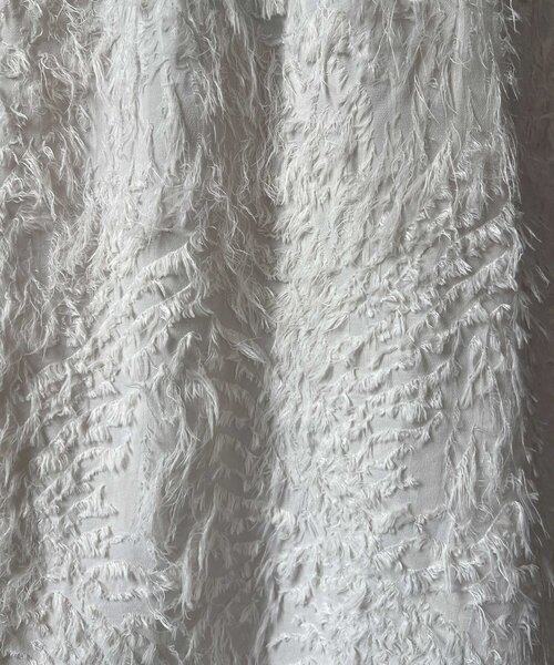 Chez toi（シェトワ）の「ジャガードフレアスカート（スカート・レディース・アイボリー/ブラック/グリーン・FREE）」の18枚目の写真