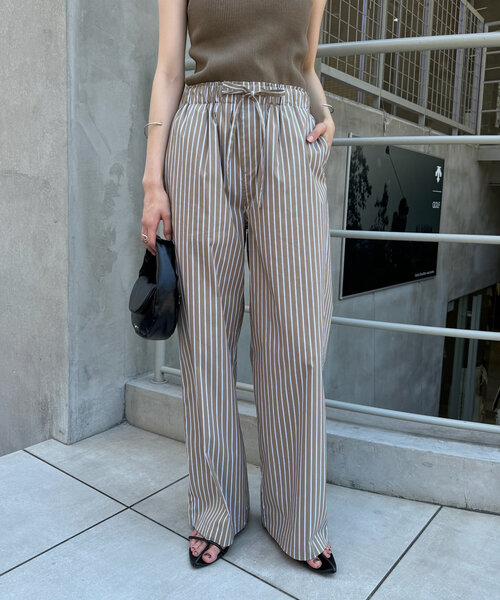 セール】ストライプパジャマパンツ（その他パンツ）｜mystic