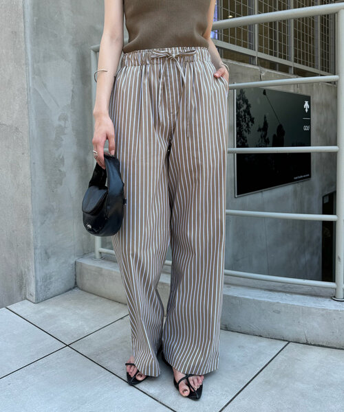 セール】ストライプパジャマパンツ（その他パンツ）｜mystic