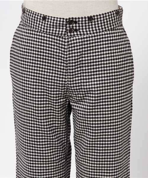 JOURNAL STANDARD LUXE（ジャーナルスタンダード　ラックス）の「ウールギンガム ファームパンツ#（その他パンツ・レディース・ブラック・MEDIUM/SMALL/LARGE）」の5枚目の写真